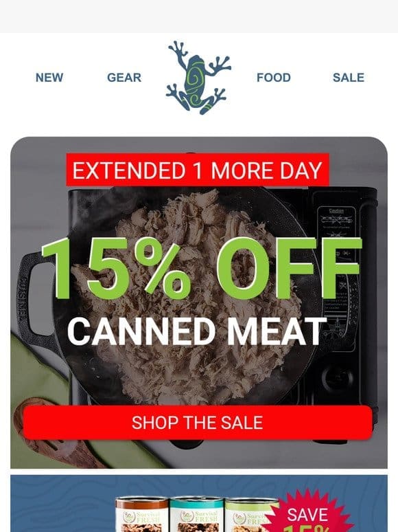 [EXTENDED] 15% Off Canned Meat