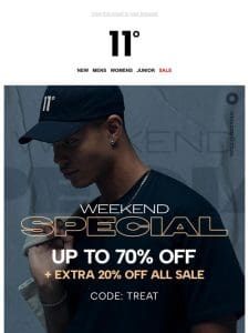 EXTRA 20% OFF | Weekend Special