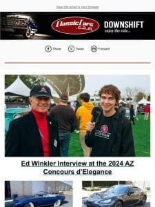 Ed Winkler Interview at the 2024 AZ Concours d’Elegance