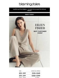 Eileen Fisher: Up to 30% off