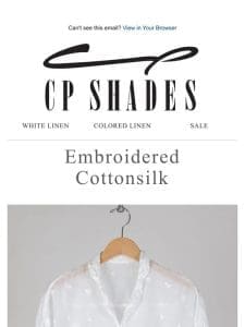 Embroidered Cottonsilk