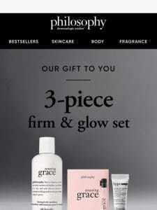 Ending Soon: 3-Piece Firm & Glow Gift
