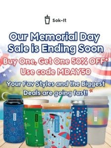 Ending Soon: Memorial Day Sale