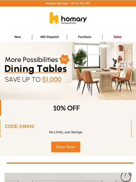 Enjoy 10% Off Top-Rated Dining Room Essentials  ️