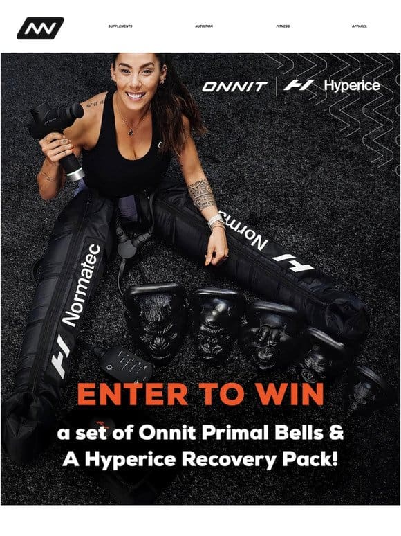 Enter To Win a Set of Onnit Primal Bells & a Hyperice Recovery Pack