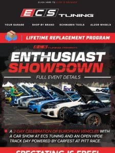 Enthusiast Showdown – 2 Day Event – Register Today!