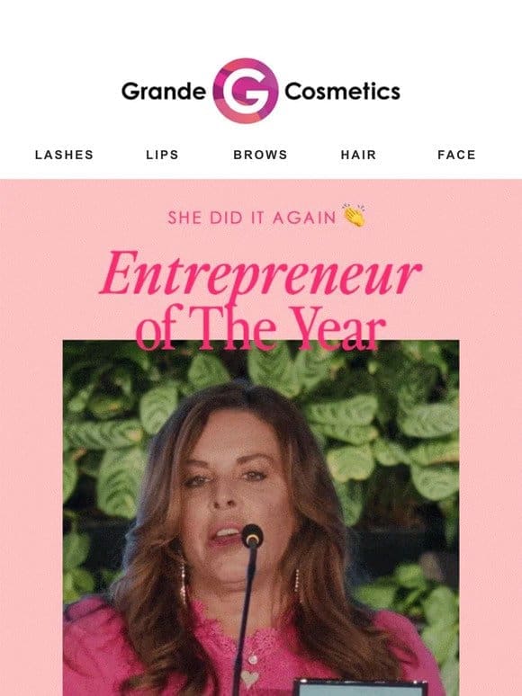 Entrepreneur of the Year   Alicia Grande