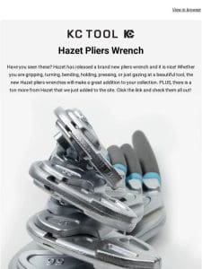 Exciting News: The New Hazet Pliers Wrench is Here!
