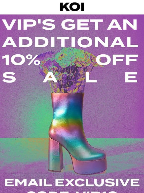 Exclusive 10% OFF