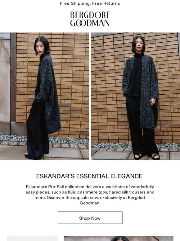 Exclusive: Eskandar Pre-Fall Capsule​