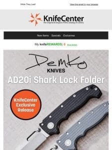 Exclusive Release: Demko AD20i Shark Lock Folders