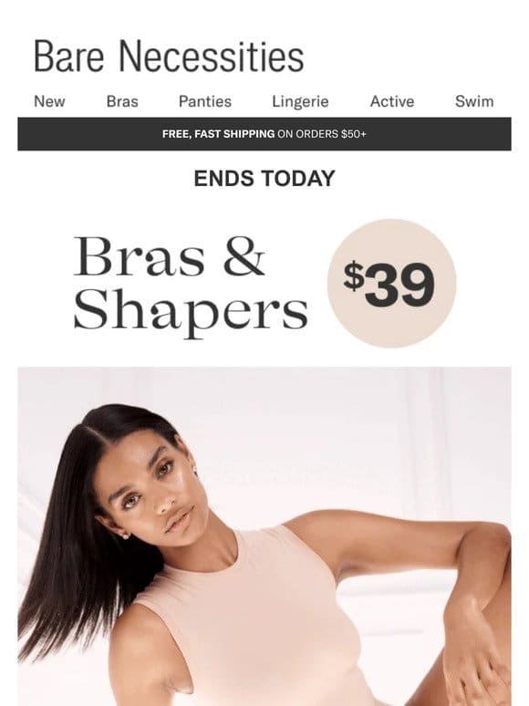 Exclusively Ours: $39 Bras & Shapers | Ends Today
