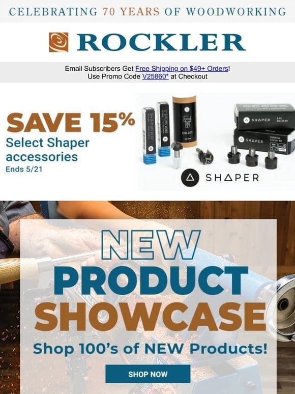 Explore What’s New: Shaper Sale and Latest Innovations Await You!