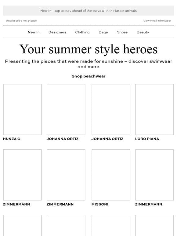 Explore our summer style heroes