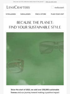 Explore our sustainable styles