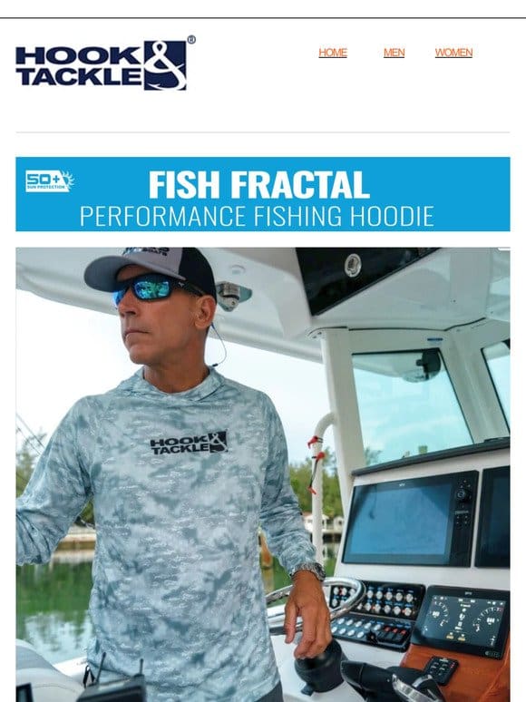 FISH FRACTAL Performance Fishing Shirt
