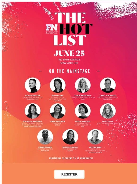 FN Summit Exclusive: Top Footwear Executives Coming to the Mainstage