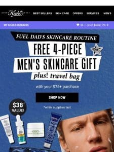 FREE 4-Piece Gift + Bag For Dad