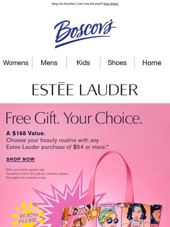FREE* Estee Lauder Gift + 20% OFF Fragrance