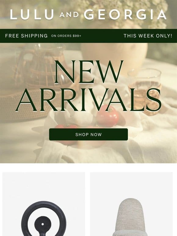 FREE SHIPPING | All New Arrivals