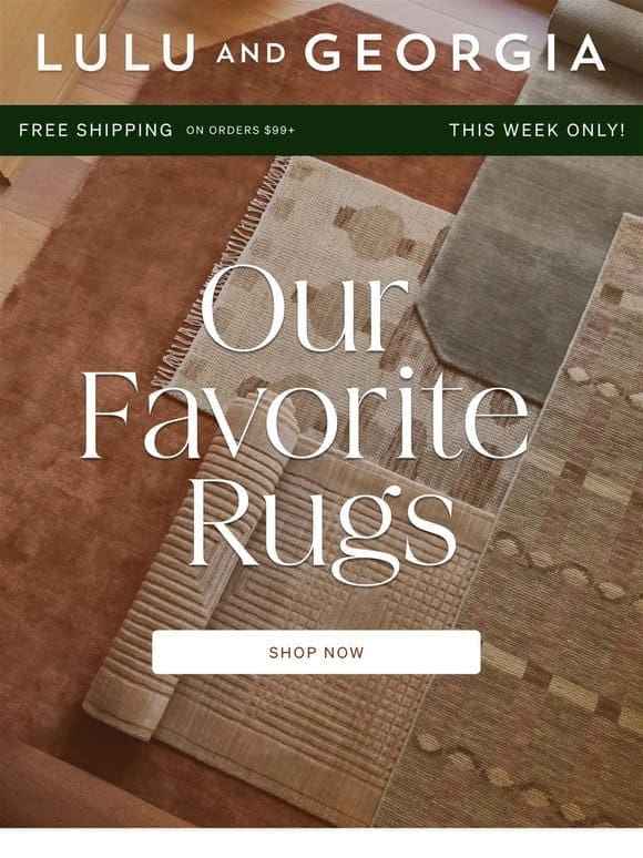 FREE SHIPPING | Rugs We Love