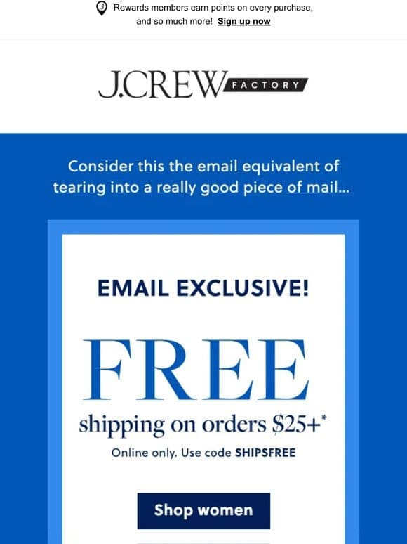 FREE SHIPPING is ending (exclusive to you!)