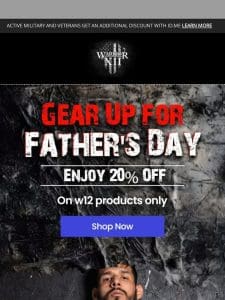 Father’s Day Sale Now On – Enjoy 20% OFF