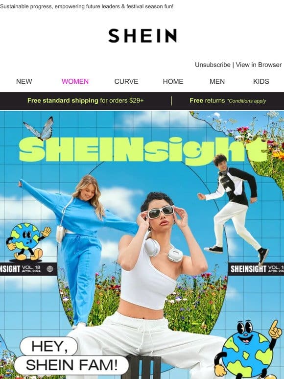 Festival Frenzy & Earth Month: Dive into SHEINsight!
