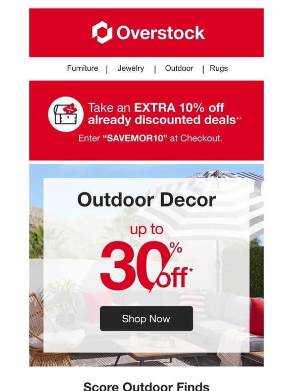 Find Outdoor Offers for Spring! Longer Days? More Time To Shop!