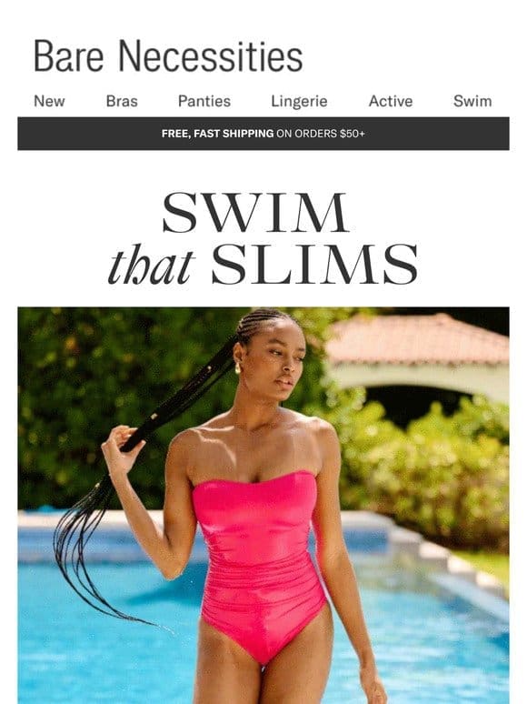 Find Swim That Slims With Our NEW Bare Collection