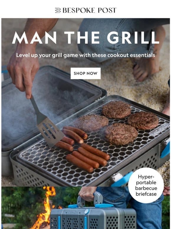 Fire Up a Portable BBQ Briefcase