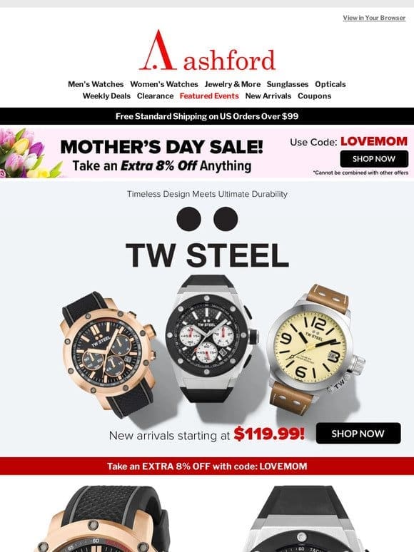 First Dibs on TW Steel Watches – Starting at Just $119.99