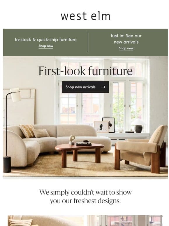 First-look furniture