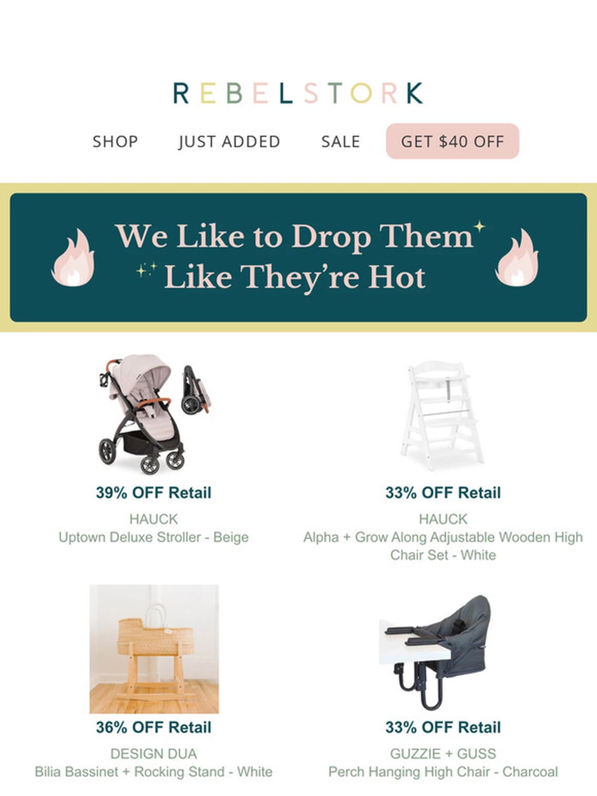 Flock Price Drops of the Week!   Shop Hauck， Guzzie + Guss， Ergobaby and More!