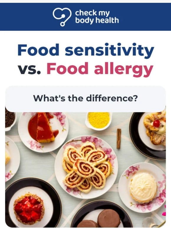Food sensitivity vs. food allergy