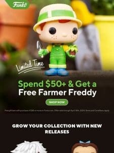 ?Free Gift with Purchase: Farmer Freddy ?