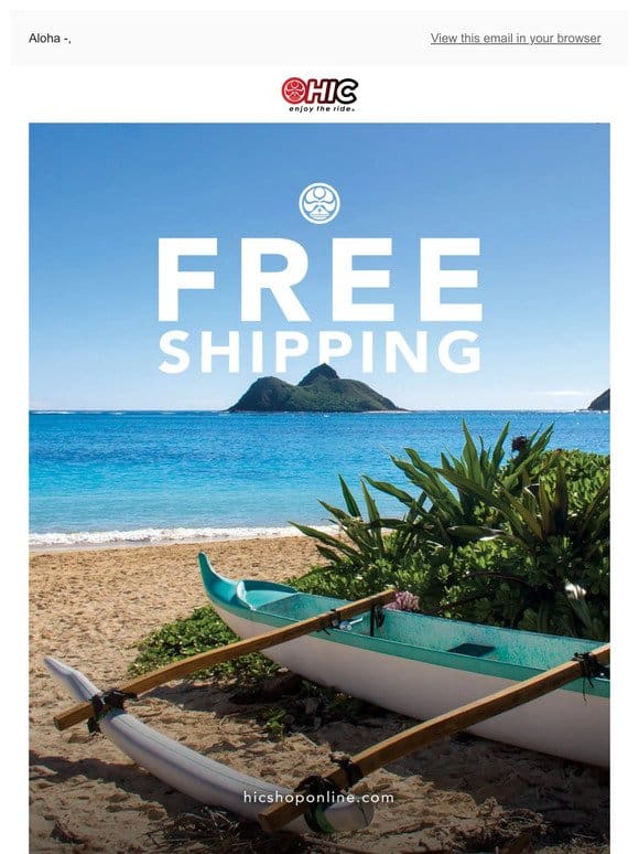 Free Shipping? Sea For Yourself!