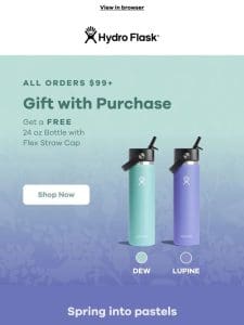 Free gift with purchase