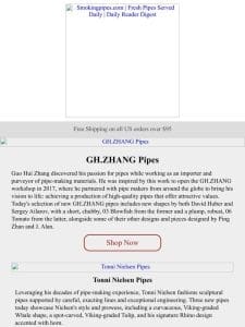 GH.ZHANG Pipes | Serially Produced Artisan Designs