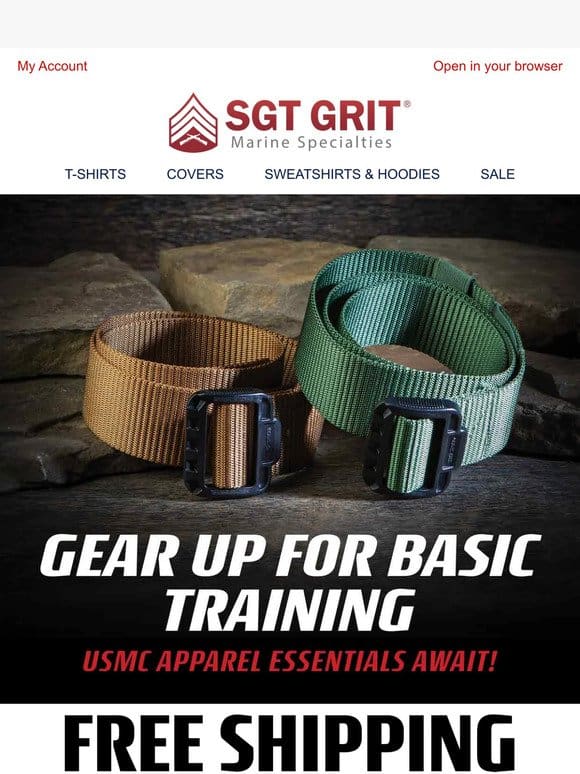 Gear Up for Basic Training: USMC Apparel Essentials Await!