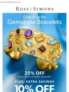 Gemstone bracelets are taking the spotlight   Treat yourself to a colorful treasure >>