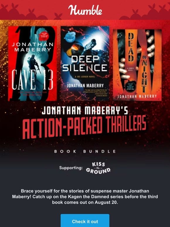 Get 18 books from modern master of suspense Jonathan Maberry!