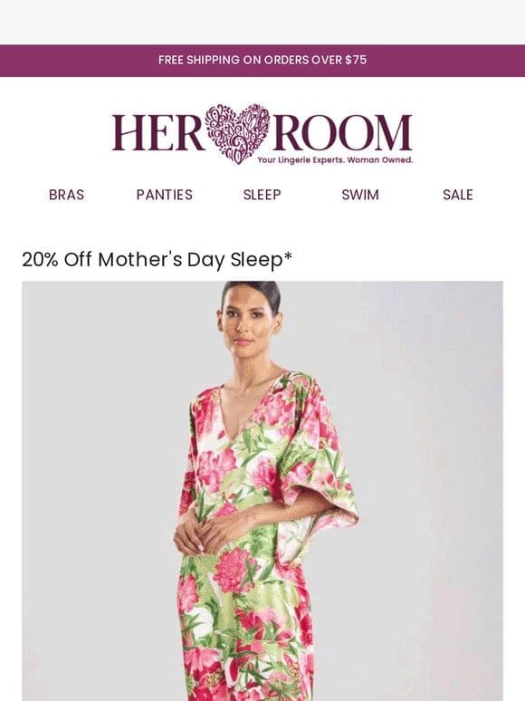 Get 20% Off Mother’s Day Sleepwear