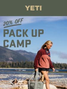 Get 20% Off Our Limited Edition Camp Green