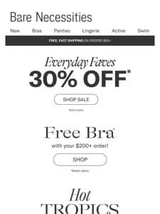 Get 30% Off Your Everyday Faves: Bali， Reveal & More