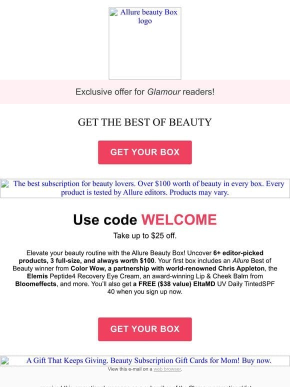 Get FREE Full-Size EltaMD + $166 Worth of Beauty for Just $25