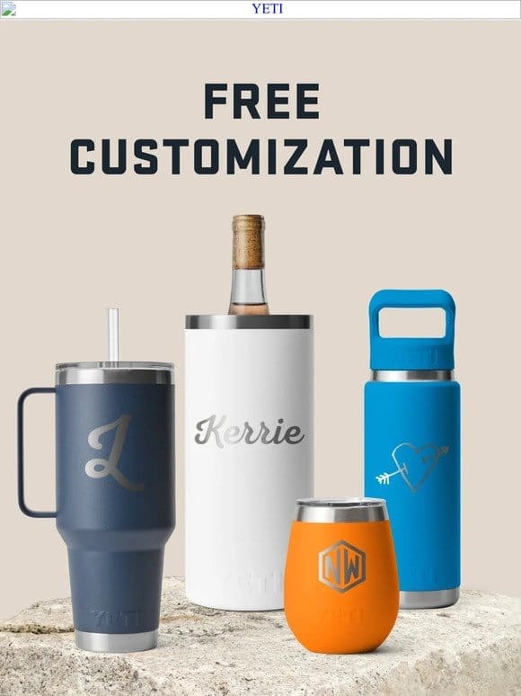 Get Free Customization While You Can