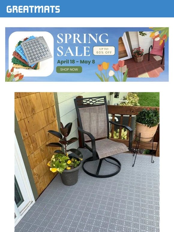 Get Ready for Spring: Outdoor Flooring Deals!
