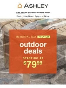 Get Ready for Summer with $79.99 Outdoor Favorites!