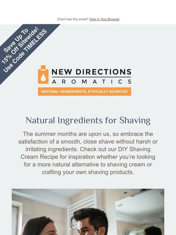 Get Your Skin Summer-Ready with Natural Ingredients for Shaving